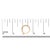 10K Yellow Gold Plated .925 Sterling Silver 1/4 Cttw Champagne Diamond Geometric Band Ring - Size 7 For Sale In New York - Image 6 of 6