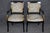 1960's Set 8 Regency Style Dolphin Head Ebonized & Gold Accent Armchairs For Sale - Image 4 of 16
