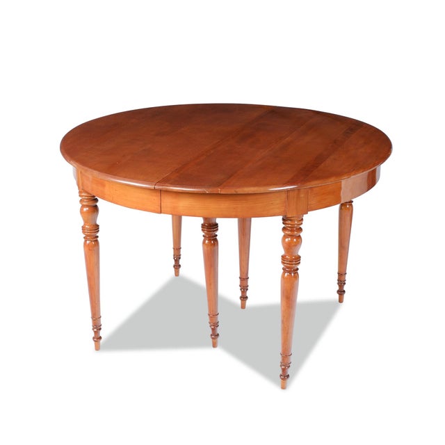 Extendable Dining Table in Cherry Wood, 1850 For Sale - Image 11 of 12