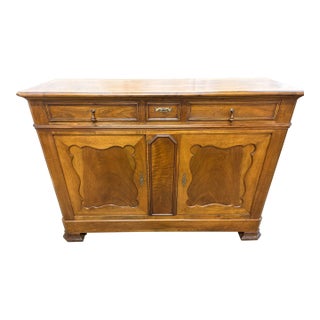 French Buffet Louis Phillipe Style Circa 1860 Walnut Wood From South East of France. For Sale