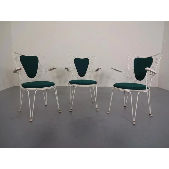 Green Garden Sofa and Chairs from Mauser, 1960s, Set of 4 For Sale - Image 8 of 18