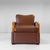 1920s Art Déco Italian Convertible Armchair / Sleeper Chair in Brown Eco-Leather, 1920s. For Sale - Image 5 of 18