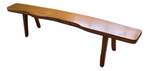 Aranjou Brutalist Elm Bench, 1960s