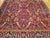 Vintage Persian Heriz Rug, Hand-Knotted Wool, Allover Geometric Pattern, Red & Blue, 8x11 For Sale - Image 9 of 15