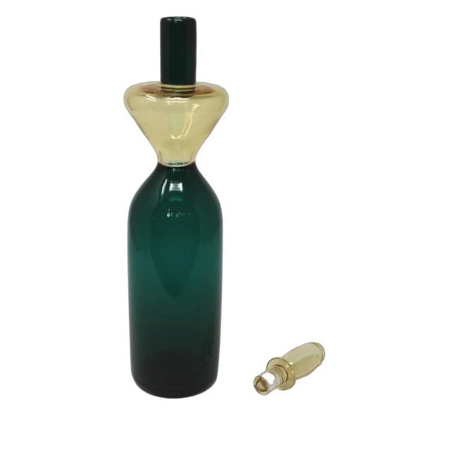 Mid 20th Century Gio Ponti - Gio Ponti Bottle by Venini For Sale - Image 5 of 7