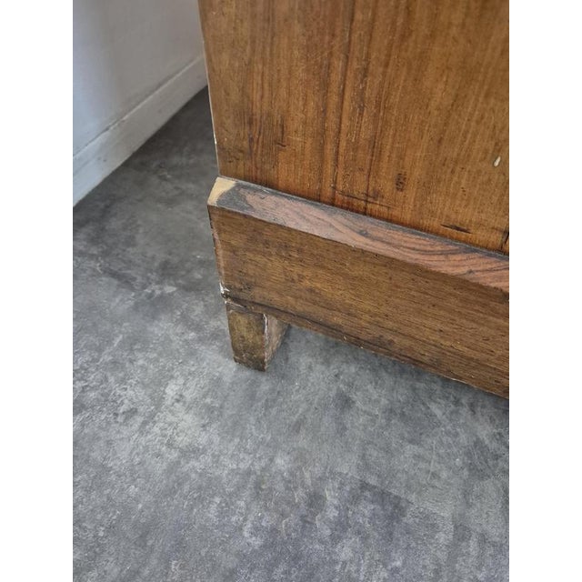 Louis Philippe Style Chest of Drawers in Burr Walnut Veneer For Sale - Image 6 of 12