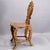 Rare Nutwood Edelweis Marquetry Chair Swiss Brienz 1900 A very nice antique Swiss nutwood chair decorated with inlayed and...