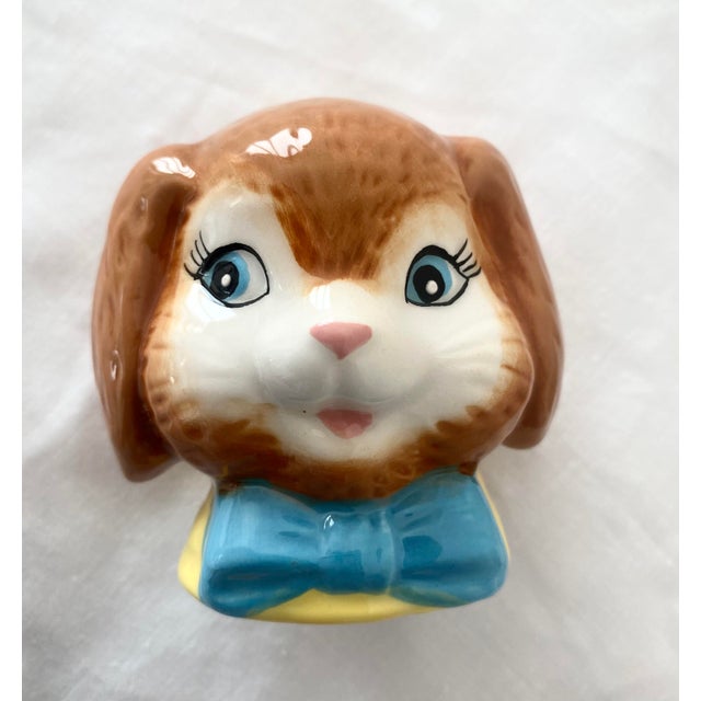 Ceramic Bunny salt and pepper shaker pair. So fun, adorable and whimsical to enjoy and entertain as you gather with your...
