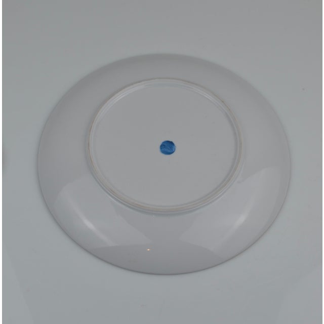 Hand-Painted Porcelain Plates from Carlos Alberto Spina, 1980, Set of 2 For Sale - Image 6 of 17