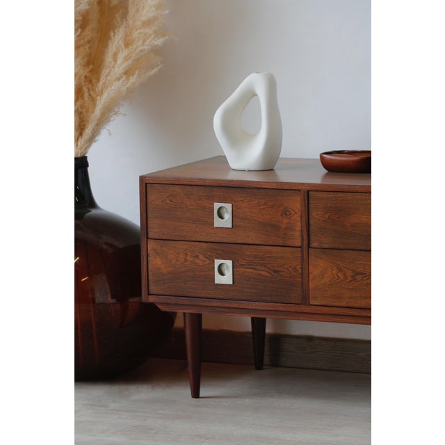 Mid-Century Modern Vintage Scandinavian Chest of Drawers, 1960 For Sale - Image 3 of 15