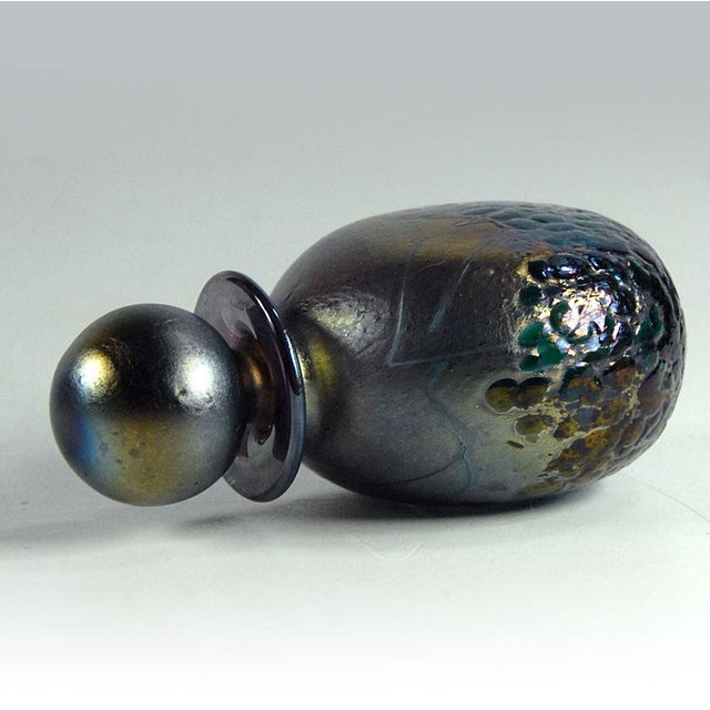 Vintage Parfume Bottle in Phoenician Glass, Malta, 1990s For Sale - Image 3 of 9