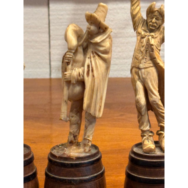 19th Century 19th Century Carved Musical Figures - Set of 7 For Sale - Image 5 of 9