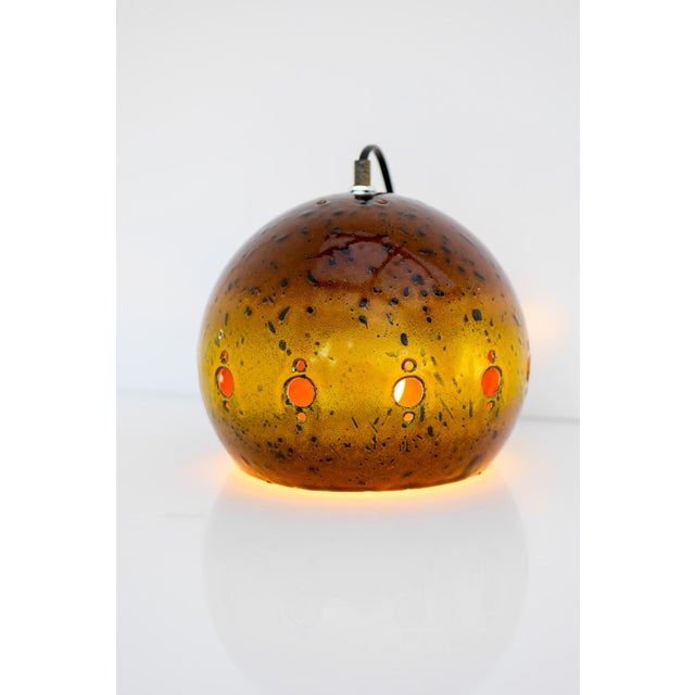 Vintage Enameled Pendant Lamp from Hustadt Leuchten, 1960s For Sale - Image 11 of 15