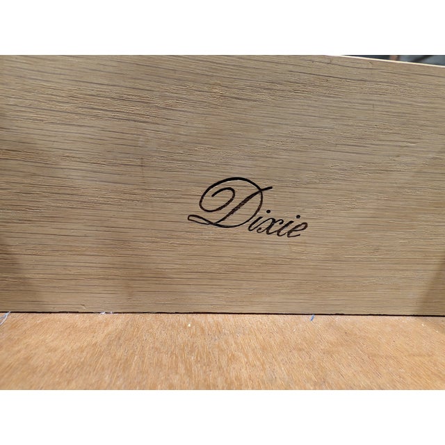 Dixie Late 20th Century Dixie Furniture Company Vintage French Provincial Nine-Drawer Wood Dresser For Sale - Image 4 of 16