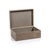 Stay organized without sacrificing beauty or quality. The handsome leather exterior of our keepsake box looks great on a...