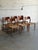 Mid-Century Modern j.l. Moller Oak Model 71 Dining Chairs Set of 6 Cord Seats Denmark 1960s For Sale - Image 3 of 11