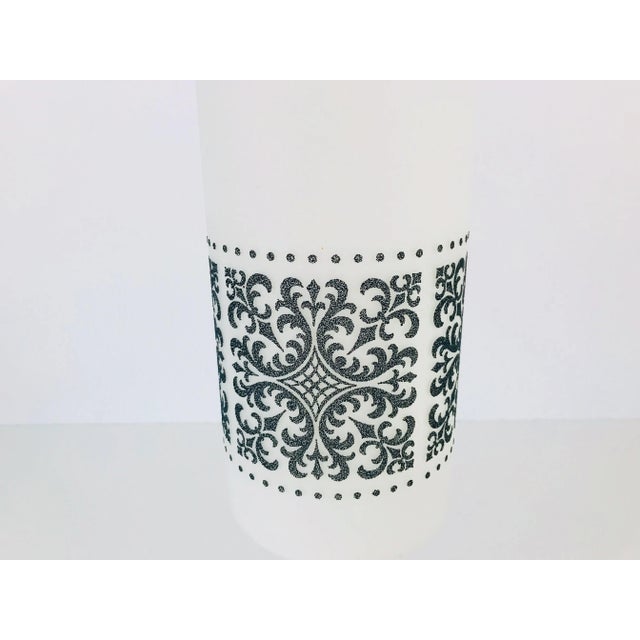 Metal 1960s Opaline Glass Pendant Lamps by Glashütte Limburg - Set of 3 For Sale - Image 7 of 12