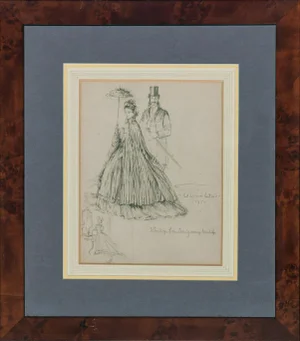 'Study for the Young Bride' Drawing