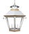 Baby Blue Vintage French Chinoiserie Three-Tier Pagoda-Shaped Metal Chandelier, White, Light Blue, and Gold For Sale - Image 8 of 11