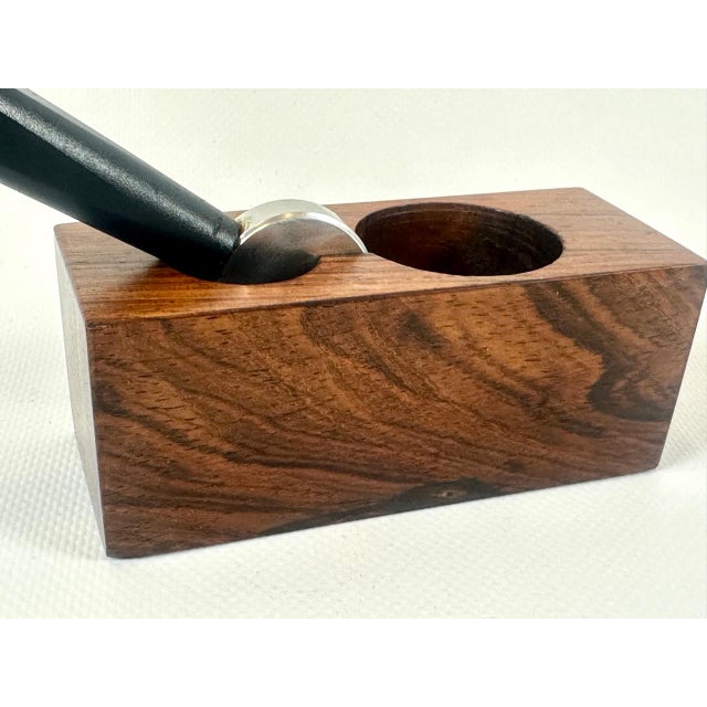 Made of beech wood with iron handle This piece is attributed to the mentioned designer/maker. It has no attribution mark...