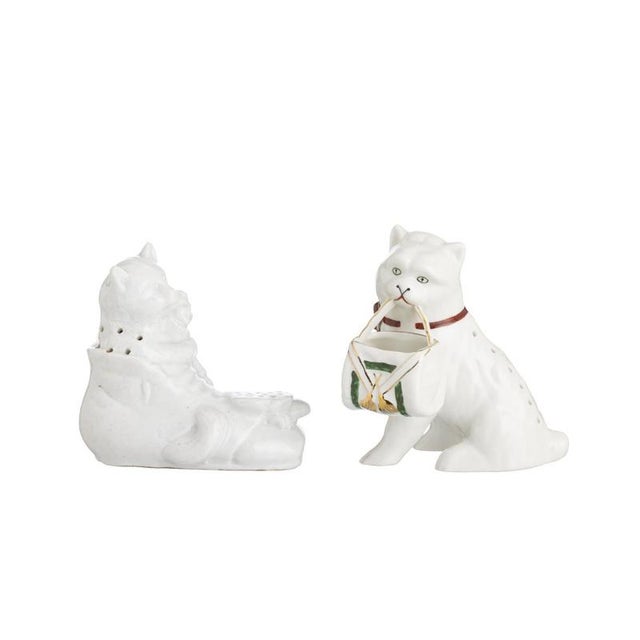 Porcelain Toothpick Holders, Set of 2 For Sale - Image 6 of 6