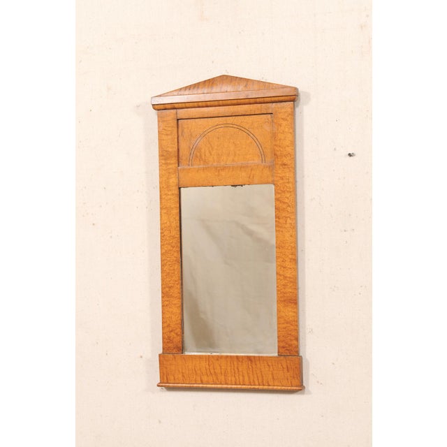 Mid 19th Century Swedish Karl Johan Birch Mirror, Circa 1840 For Sale - Image 5 of 11