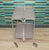 Metal French Dinett Mille Fleurs Bar Cart from Textable de Levallois Perret, 1970s For Sale - Image 7 of 12