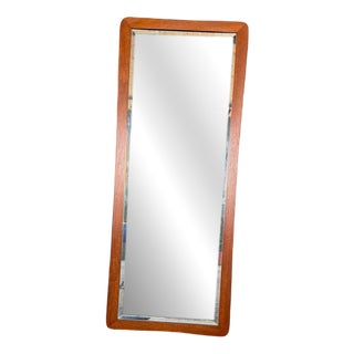 Rectangular Teak-Framed Mirror, 1960 For Sale