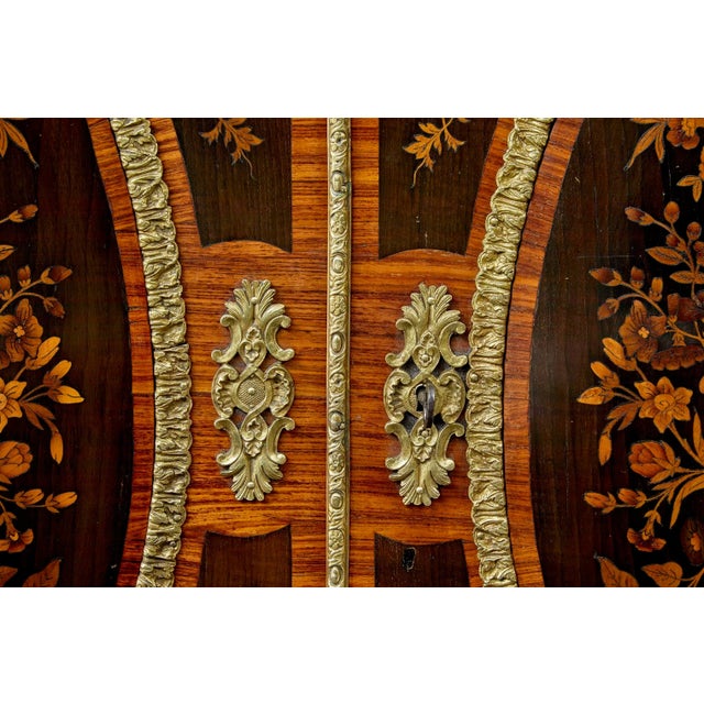 Late 19th Century 19th Century Louis XVI Ormolu-Mounted Marquetry Side Cabinet, 1880 For Sale - Image 5 of 14