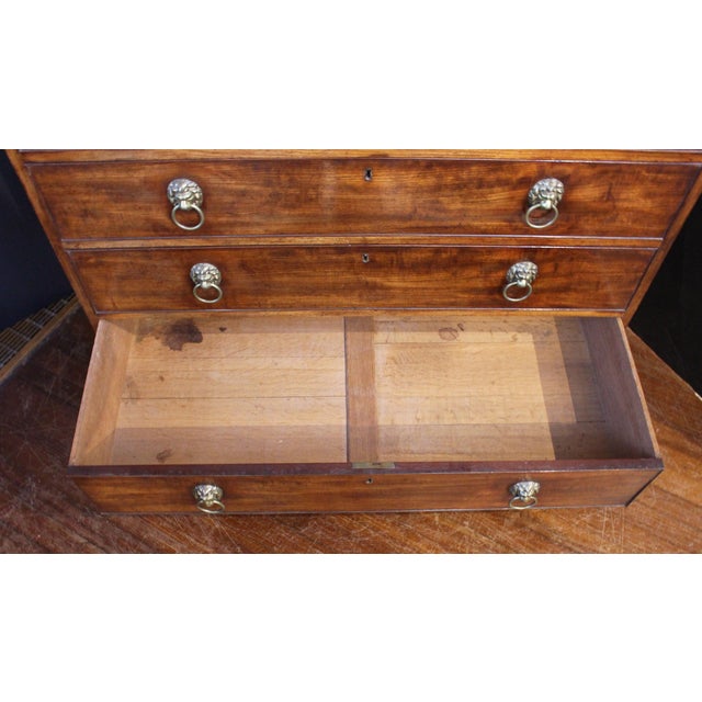 Circa 1790 English George III Period Secretaire Bookcase For Sale - Image 13 of 17