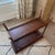 Brown Vintage Bamboo and Cane 2 Tiered Console Table With Tortoiseshell Finish For Sale - Image 8 of 8