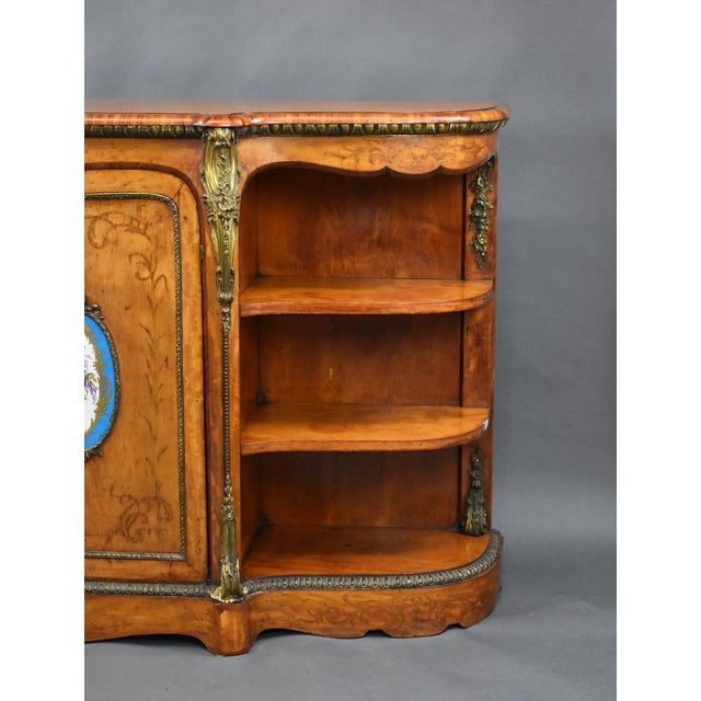 Victorian Walnut Credenza, 1860s For Sale - Image 4 of 17