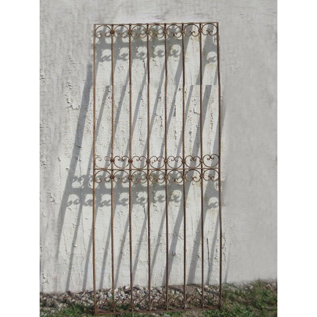 Wonderful piece of architectural salvage to be used as part of a gate or garden fence. Heavy, tight and sturdy. Piece does...