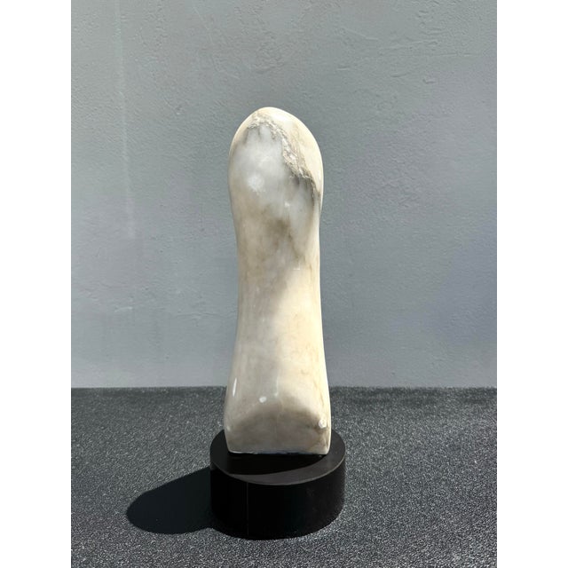 Vintage Hand Carved Stone Pelican Sculpture For Sale - Image 4 of 7