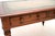 Brown Antique Victorian Writing Table with Leather Top, 1860 For Sale - Image 8 of 11