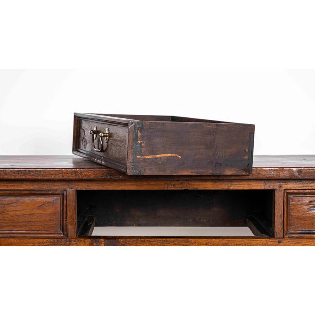 Wood Vintage Dresser in Oak, 1950s For Sale - Image 7 of 13