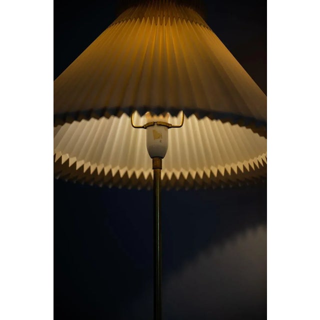 Very rare floor lamp designed by svend aage holm sørensen produced by holm sørensen & co in denmark brass good vintage...