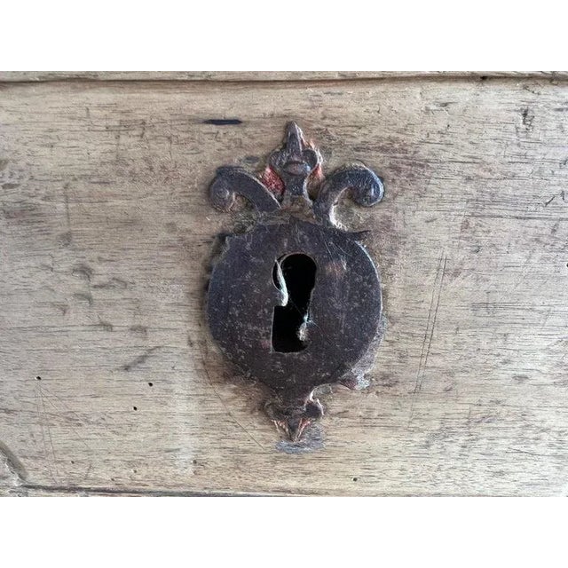 18th Century Italian Walnut Commode in Distressed Baroque Style For Sale - Image 10 of 12