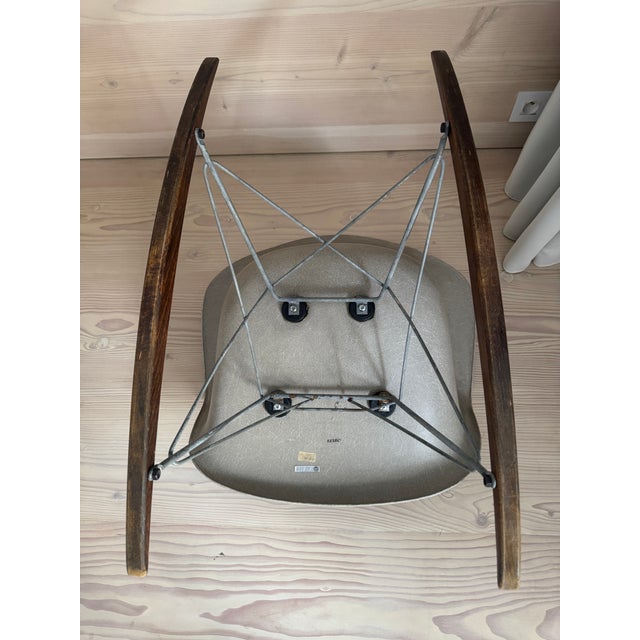 Elephant Grey Rocking Chair by Charles and Ray Eames for Herman Miller, 1965 For Sale - Image 13 of 18