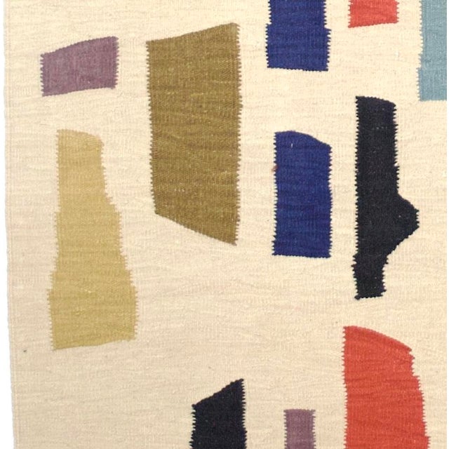Vintage Scandinavian Kilim Rug 5’4" x 7’2” A technique rather than a type of rug. Technique is: slit tapestry, warp shared...
