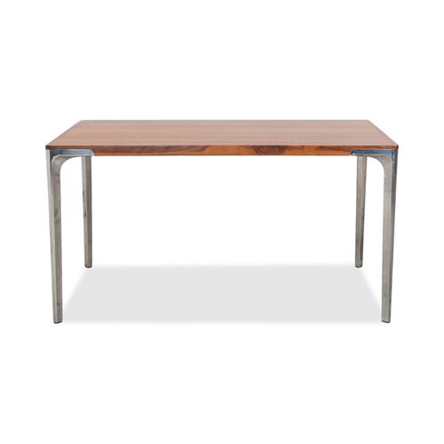 Wooden T70 Dining Table with Chrome Legs from Hülsta For Sale - Image 9 of 12