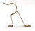 Mid 20th Century Set of Vintage Brass Plated Steel Curtain Rod Brackets For Sale - Image 5 of 6