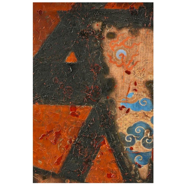 Wang Tao, Large Chinese Contemporary Abstract Art Mixed Media Collage Painting Wang Tao, 2007 For Sale - Image 14 of 18