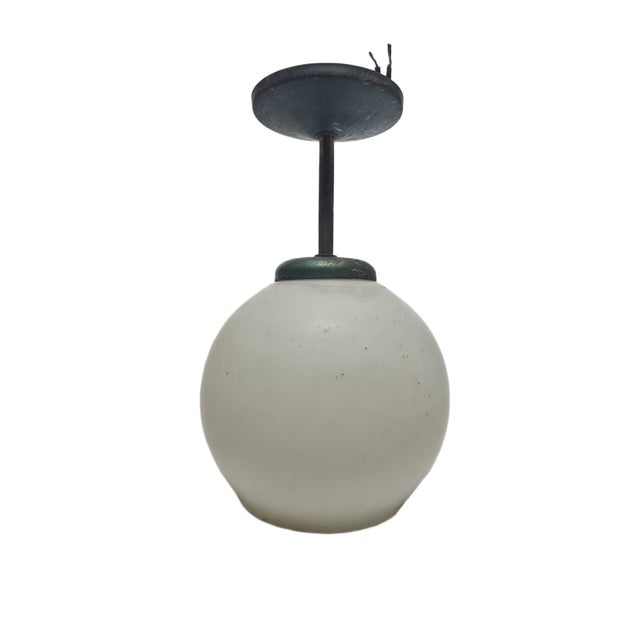 Vintage Communist Pendant Lamp, Poland, 1970s For Sale - Image 4 of 9