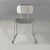 Italian modern aluminum chairs by Tanzi, 1980s Set of four chairs with rectangular base, entirely in aluminum. The seat...