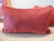 Vintage Red Felt Paisley Applique Lumbar Decorative Pillows - Set of 2 For Sale In Tampa - Image 6 of 7