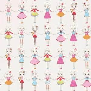 Harlequin Best of Friends Wallpaper in Neutral Multi - a Sample