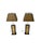 Pair of stunning and elegant Hollywood Regency table lamps. Design by Georges Mathias. Striking Belgium design from the...
