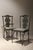 Metal Set of 4 of Chippendale Style Verdigris Iron Garden Chairs For Sale - Image 7 of 9