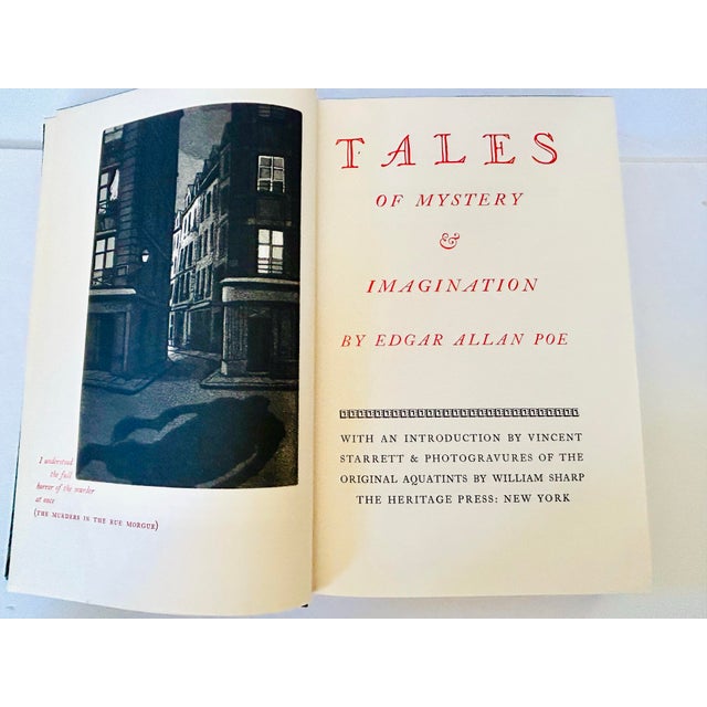 Illustration Edgar Allen Poe ‘Tales of Mystery and Imagination’ Book For Sale - Image 3 of 6